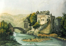 Château de Durbuy fin du 19em.