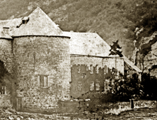 La tour Collon  Durbuy vers 1880